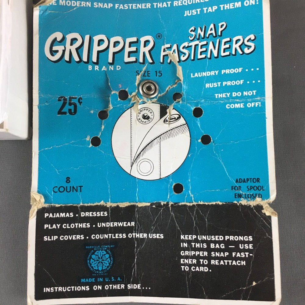 Vintage Dritz Dot Snappers Kit (1949) Includes Instructions/Original Box