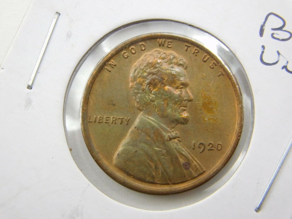 1920 Lincoln Cent, CHOICE BRN UNC (1479)