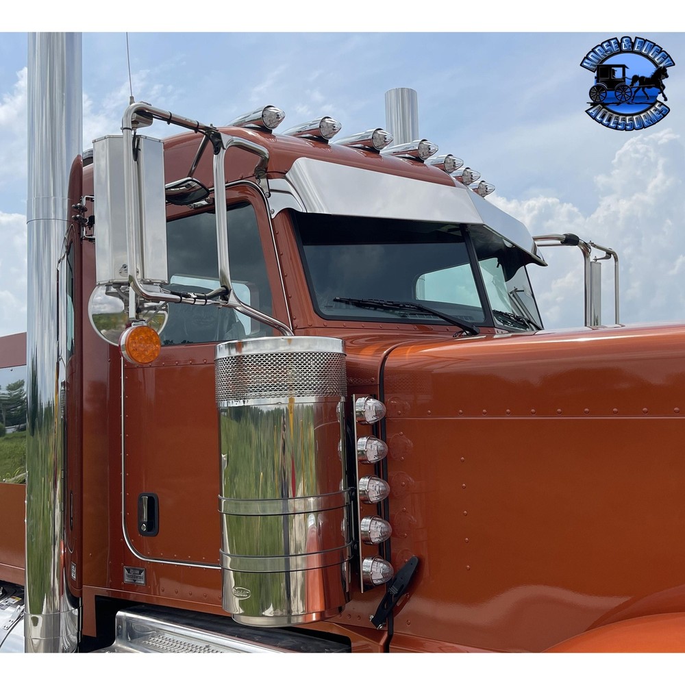 Peterbilt 10"x7" Rollin Low Reverse Bow Tie Drop Visor #1020