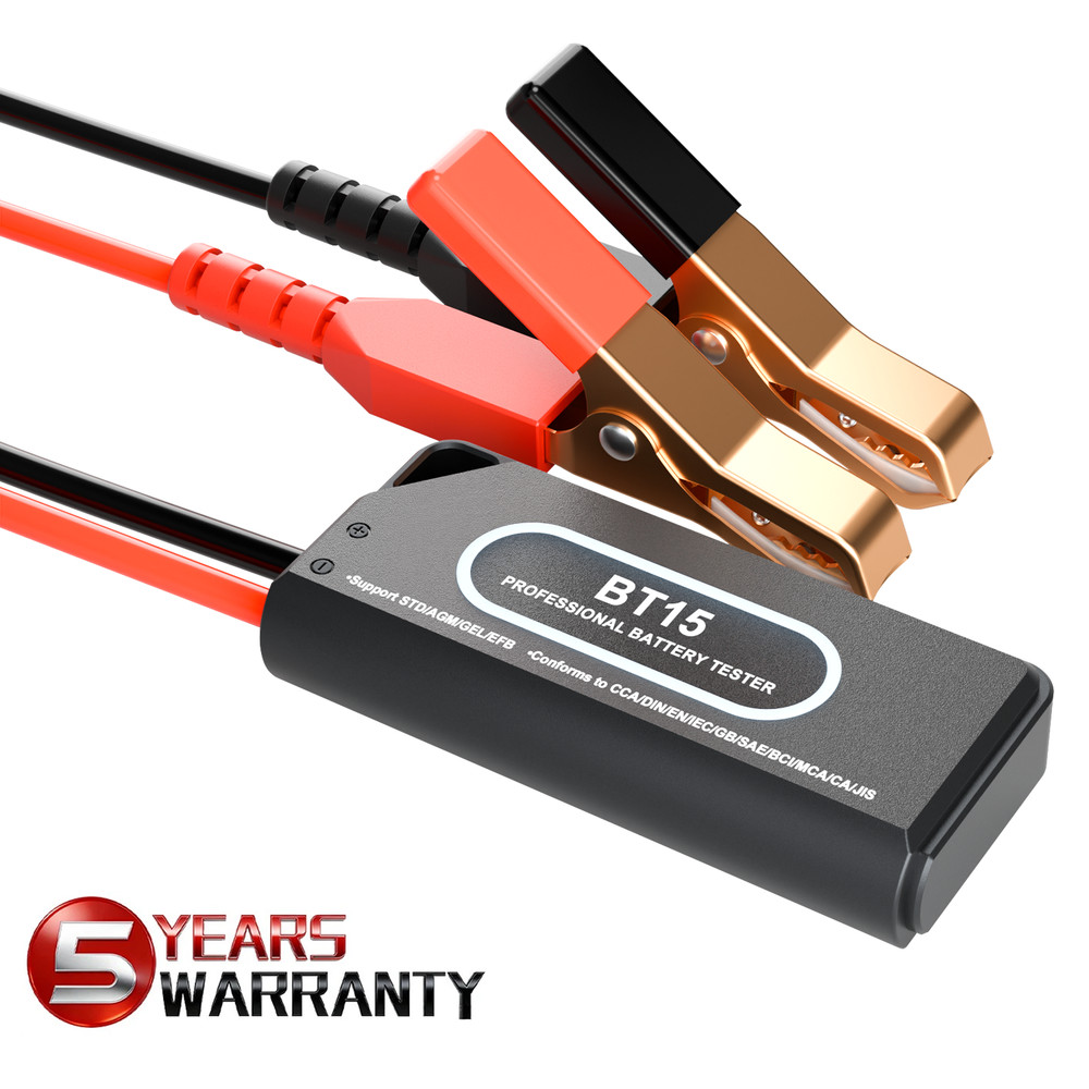 Car Battery Tester 12V Digital Voltmeter LCD Display LED Indicator Compact