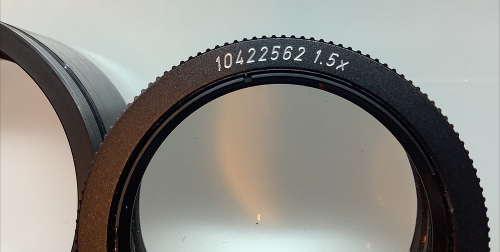 LEICA 1.5x OBJECTIVE LENS 50mm Thread Diameter