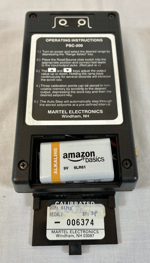 Martel PSC-200 Voltage Calibrator
