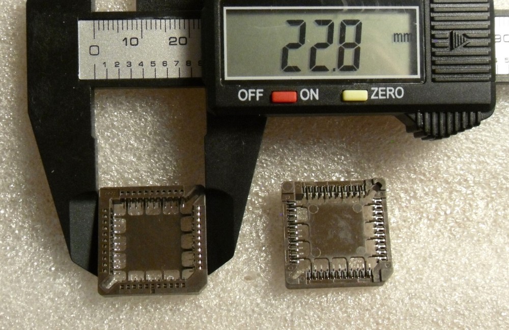 44 Pin PLCC Socket - Robinson Nugent - Surface Mount - NEW PLCC44SMT