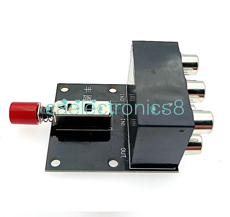 Dual Channel Sound Source Switch Board Signal Input Non Ground Switching Board