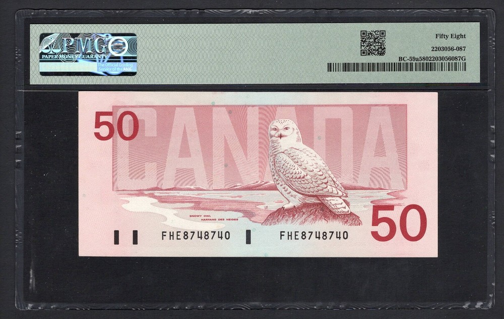 Canada 50 Dollars 1988 BC-59a About Uncirculated
