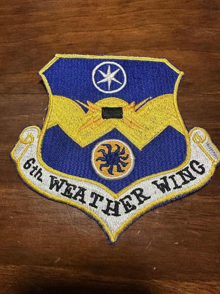 Vintage USAF 6th Weather Wing Patch