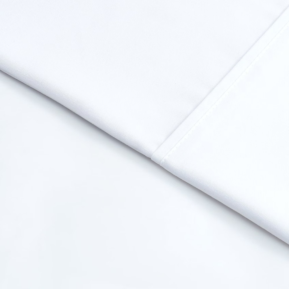 Mainstays Queen Sheet Set Arctic White 4pc Super Soft Microfiber 15" Deep Pocket