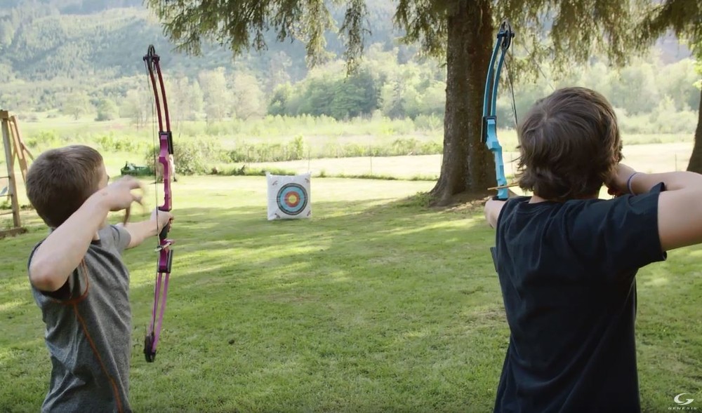 Genesis Archery Original Compound Bow Right Hand (Yellow) Beginner