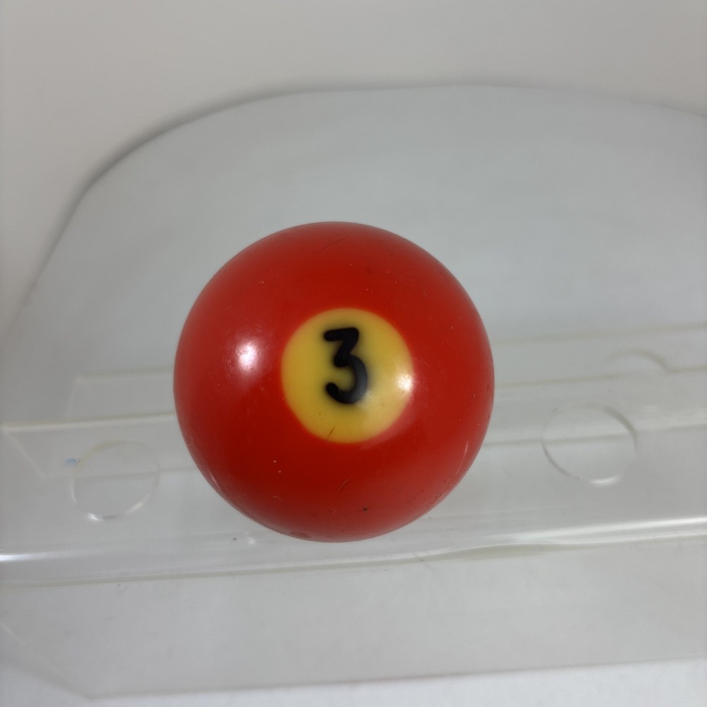 Vintage Bakelite Solid #3 Ball Billiard Pool Replacement Tested 2 1/4" Standard