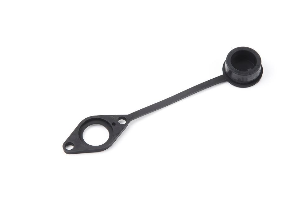 Warn 98544 Remote Control Socket Cover Black For Winch w/ Round Remote Socket