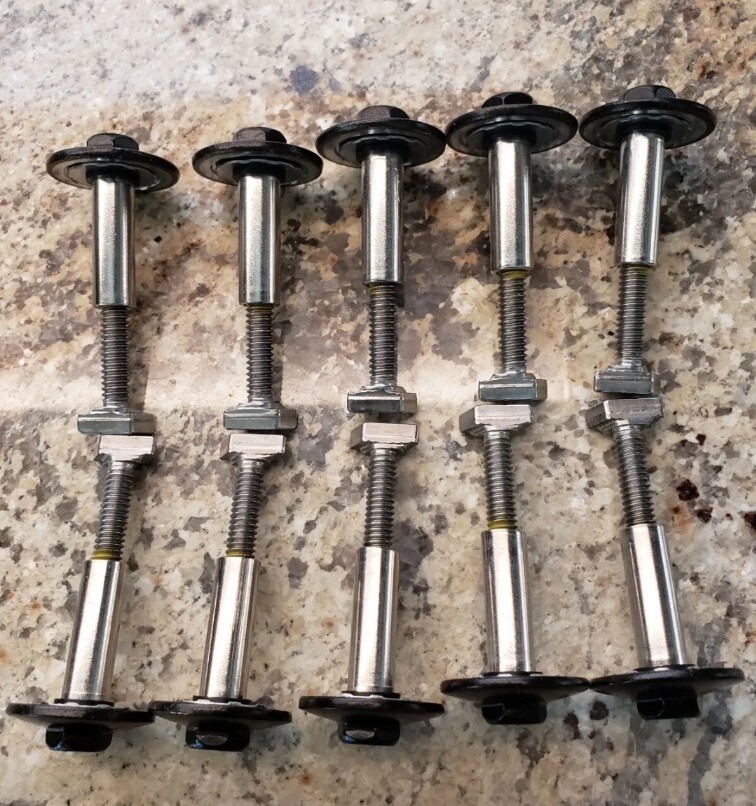 10 PCS IRONRIDGE UFO-CL-01-B1 UNIVERSAL SOLAR MODULE PANEL CLAMPS BLACK LOT