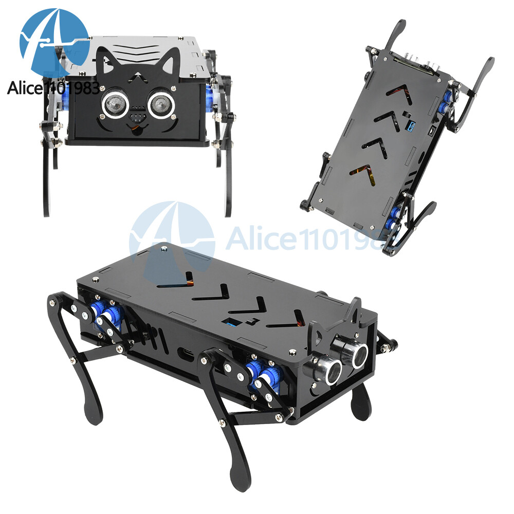 Intelligent Programming Quadruped Robot Bionic Mechanical Dog Kit Remote Control