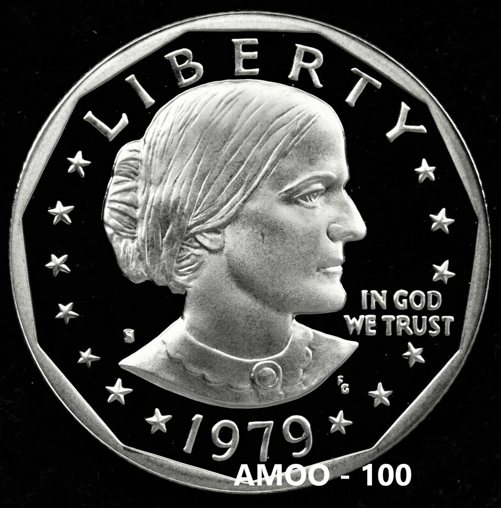 1979 S Type 1 Proof Susan B Anthony Dollar coin