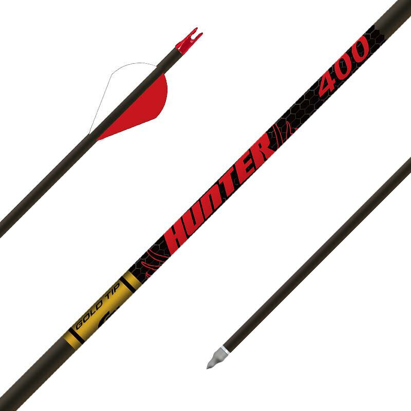 Gold Tip Hunter 400 Spine Shafts (Dozen)