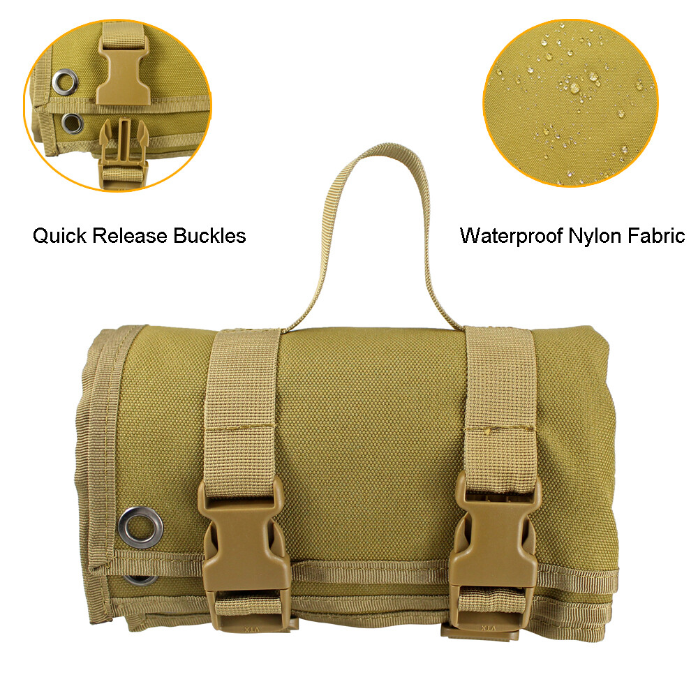 Tactical Shooting Mat Roll Up Training Shooters Pad Waterproof Nylon Folding Mat