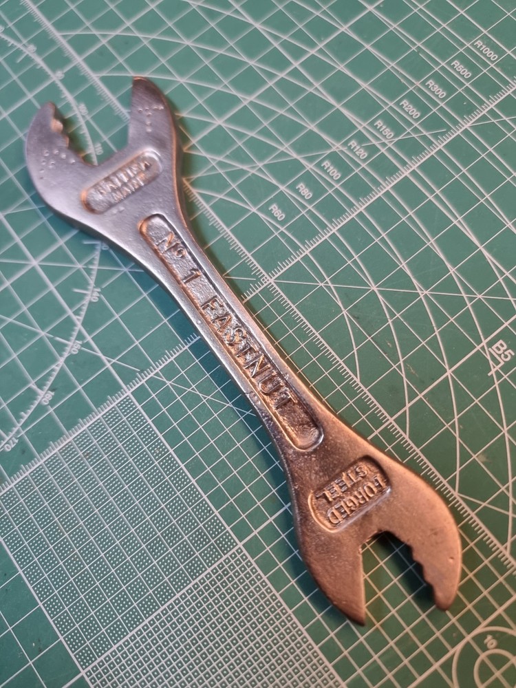 No 1 Fastnut Spanner Made In Britain
