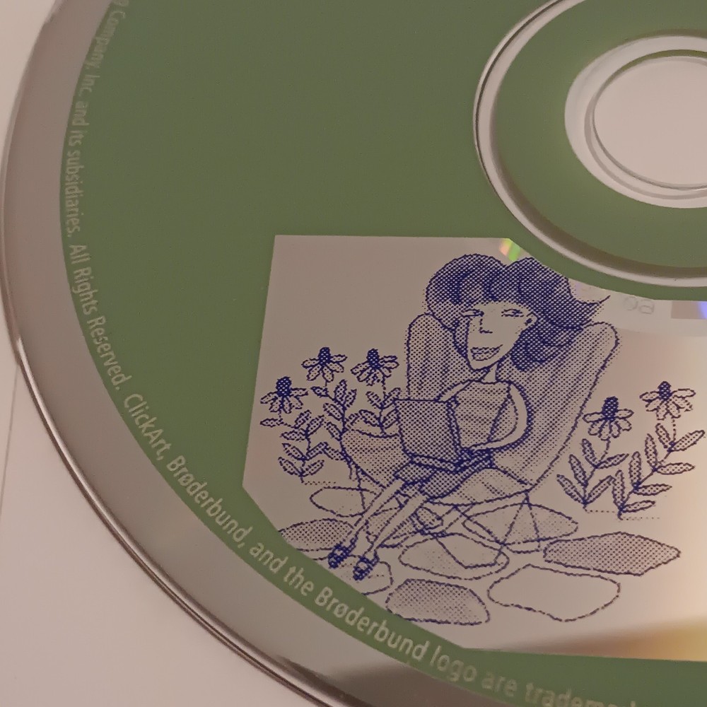 1998 Clip Art Web Site Workshop CD-ROM, Windows, Broderbund, tested