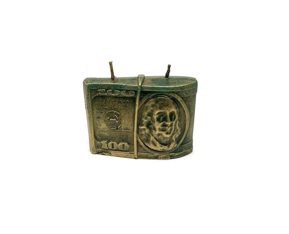 Dollar Candle Small – Double Wick for Prayers & Magic