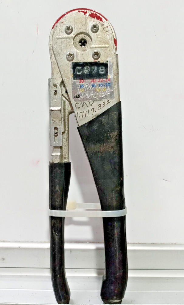 Buchanan 11210 / MS3191-A Ratchet Hand Crimp Tool