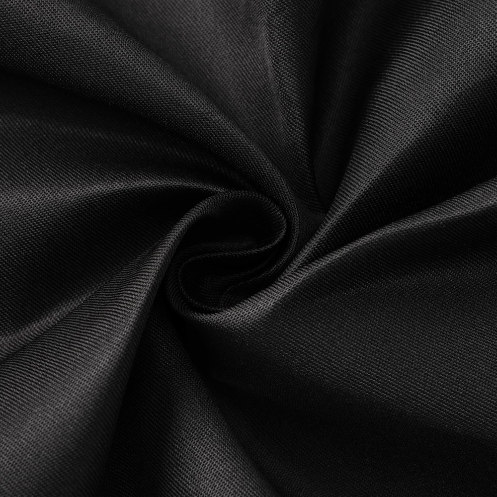 6 Pack Black Washable Polyester Table Cloths, 60 x 102 Inch, Rectangular, for...