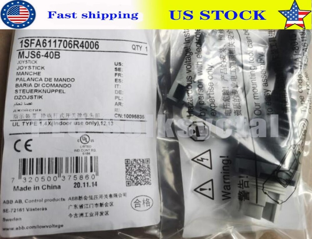 1pcs ABB Joystick Switch Handle MJS6-40B