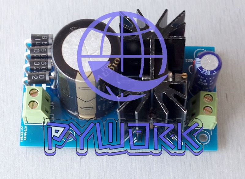 LT1083CP Linear adjustable voltage regulated DC power supply kit DIY