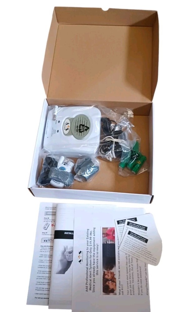 ATS Personal Emergency Response System 2-way Voice Pendant Communicator Set