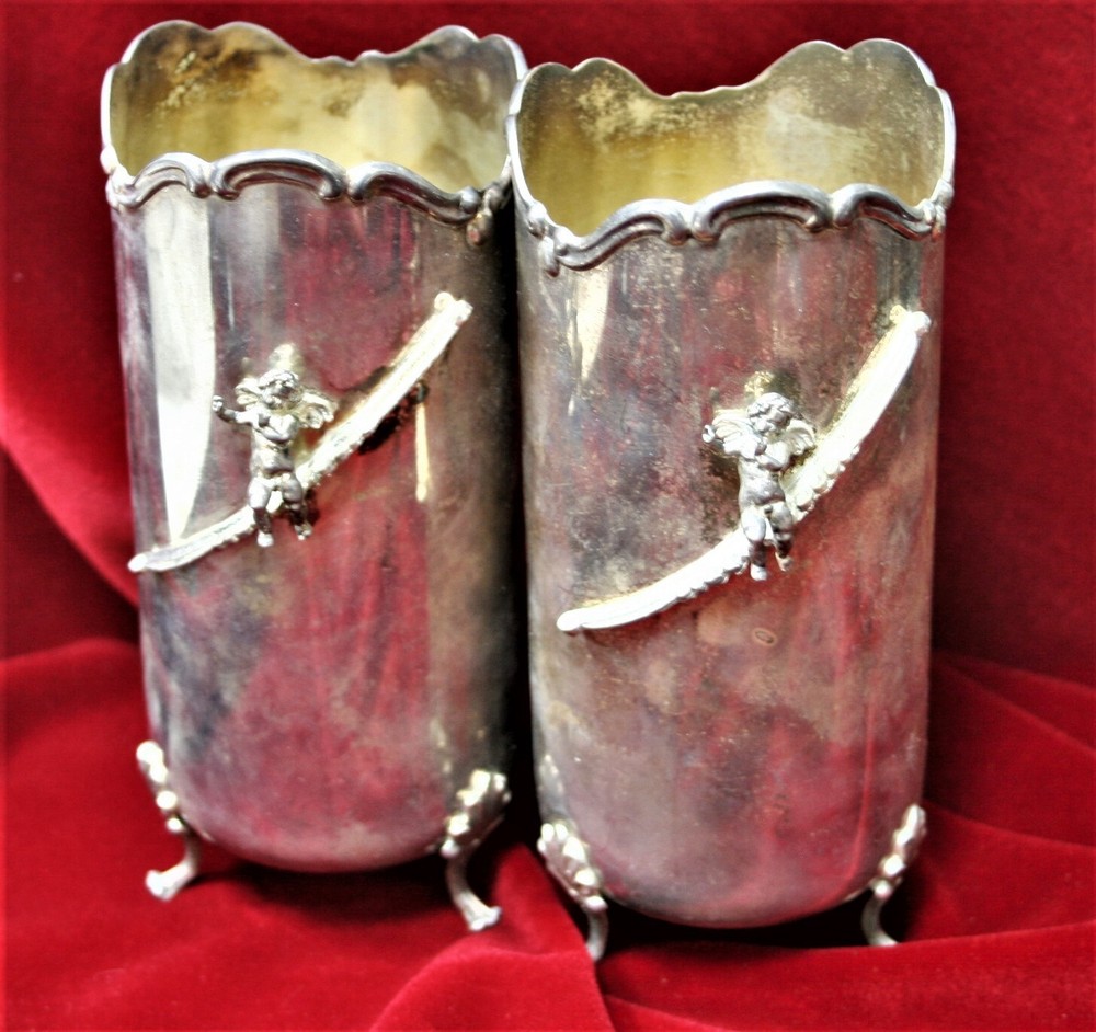 SILVER .800 MATCHING ANGEL VACE'S! GREAT CONDITION!