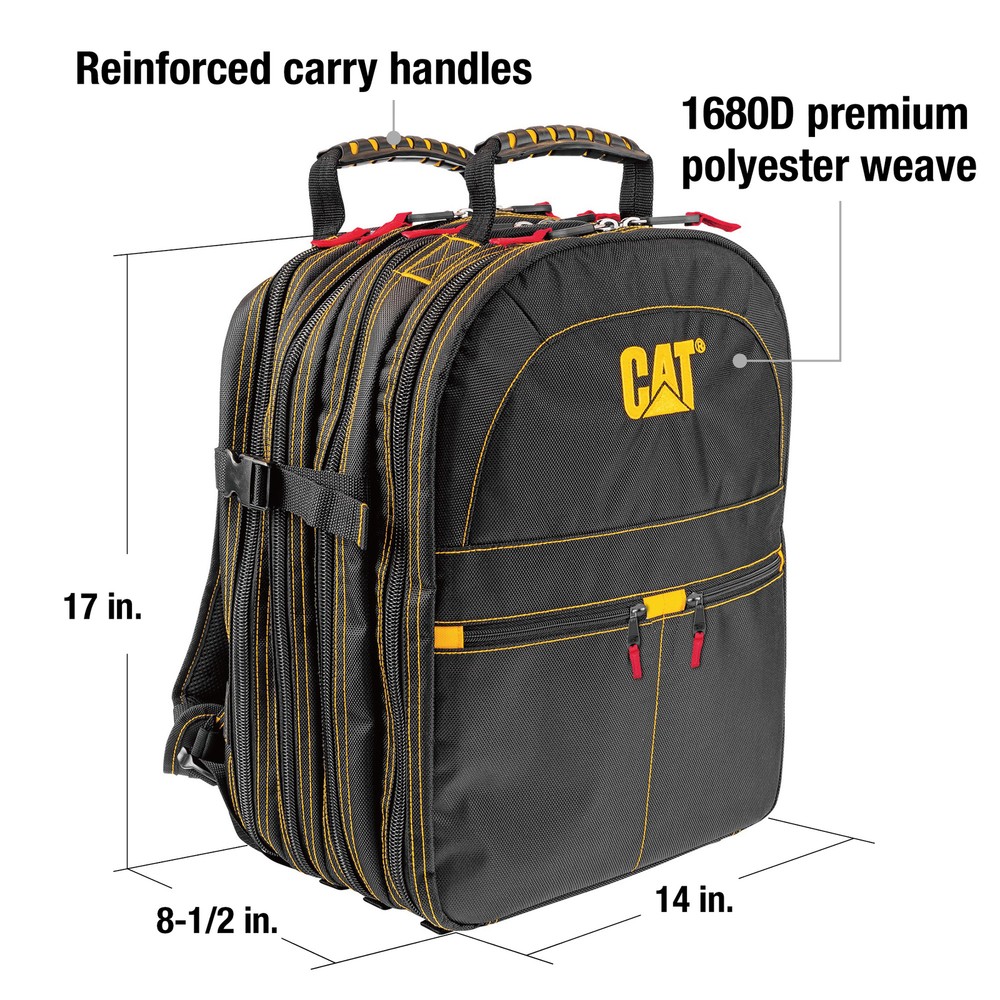 Cat 17 Inch Pro Tool Back Pack - 240052