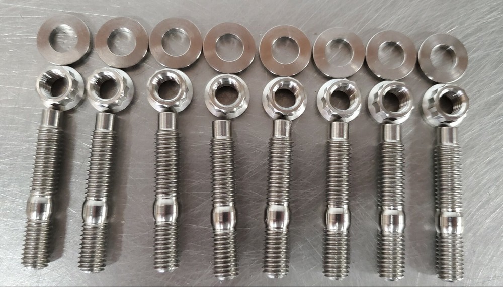 Hayabusa Titanium Header Stud Kit