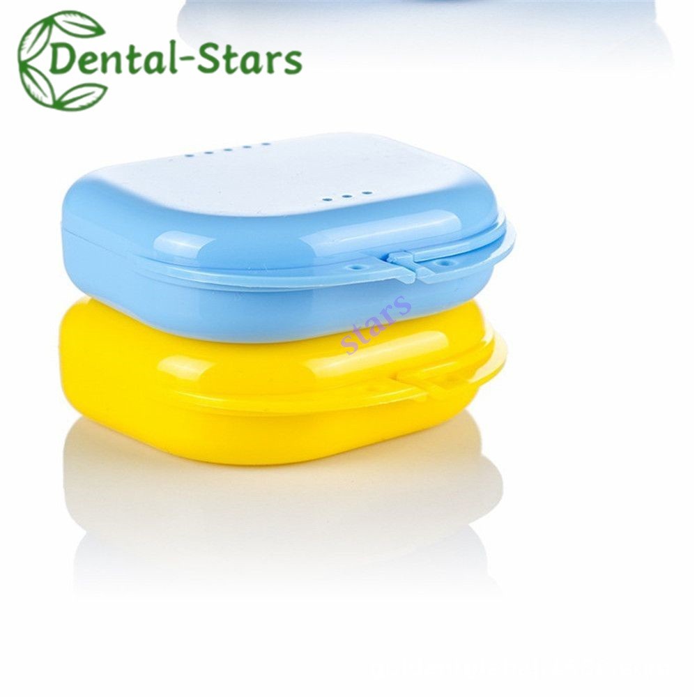 5Pcs Dental Denture Retainer Storage Case Box Mouthguard Container Assorted Box