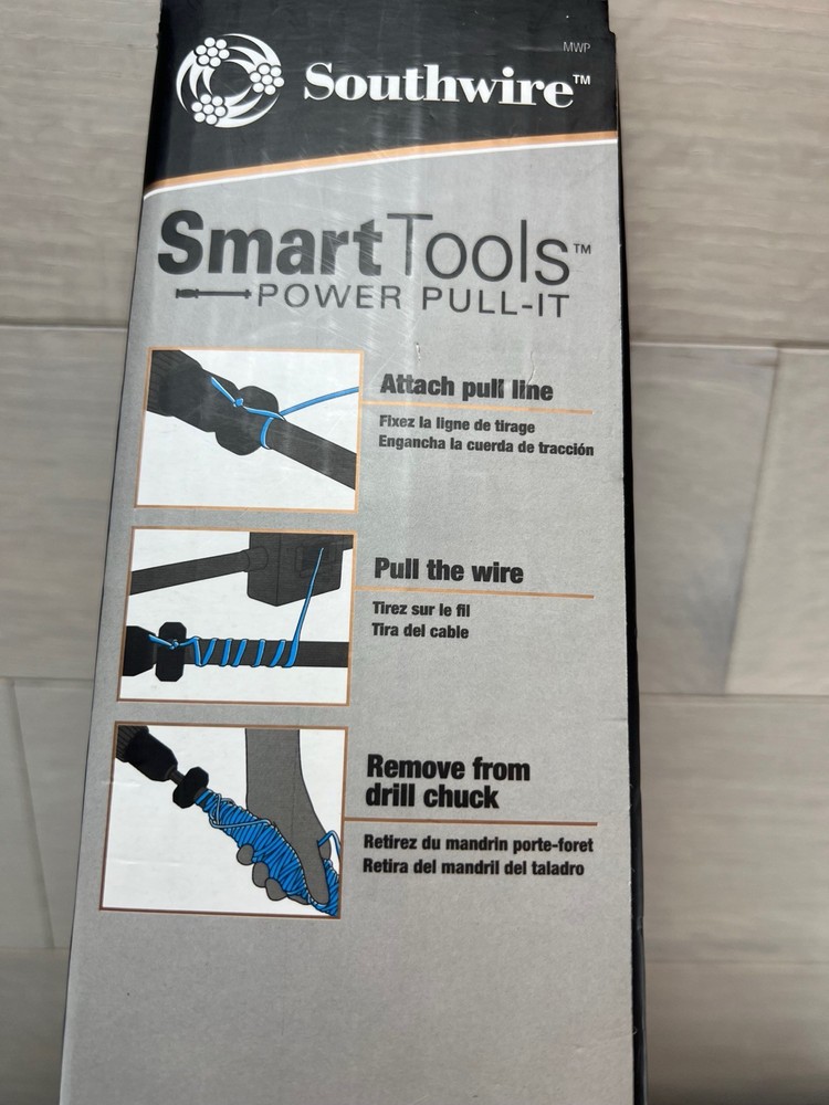 Southwire SmartTools Power Pull-It Pulling Device for Cordless Drills with bag