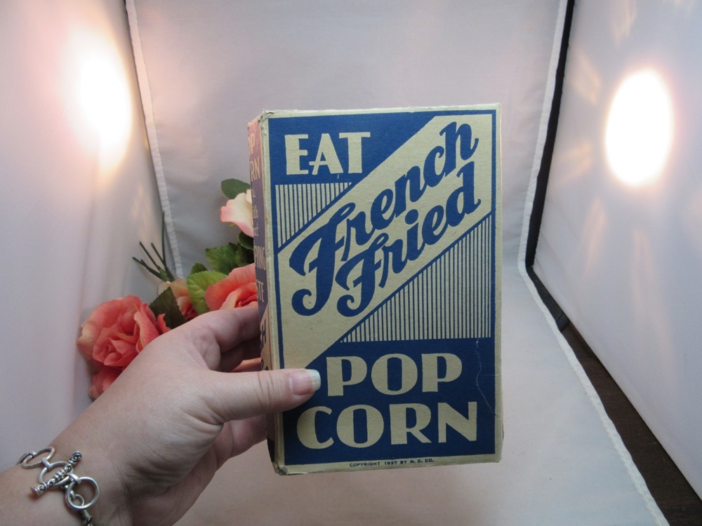 1937 French Fried Pop Corn box