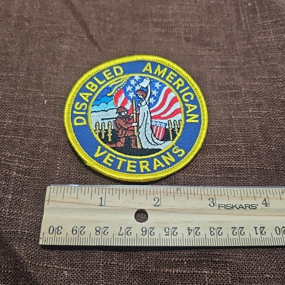 JACKET PATCH DISABLED AMERICAN VETERANS 3"