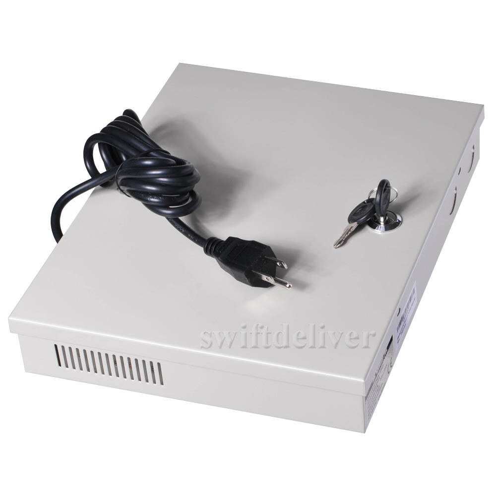 18 CH Security Camera Distributed Power Supply Box 12V DC Switch Box Output CZR
