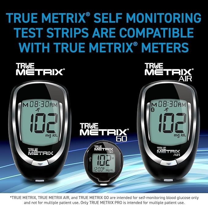 True Metrix Glucose Test Strips 50 Count 3-Pack