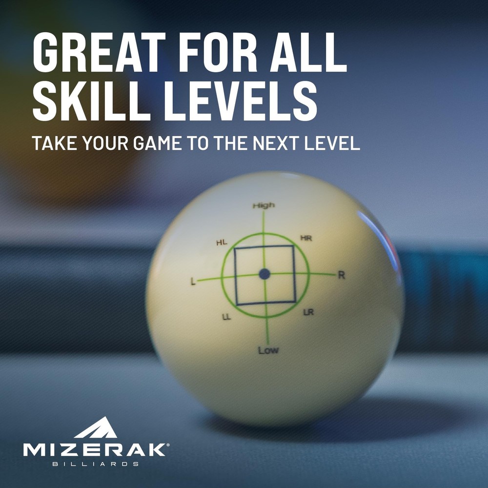Mizerak Training Cue Ball for Billards White