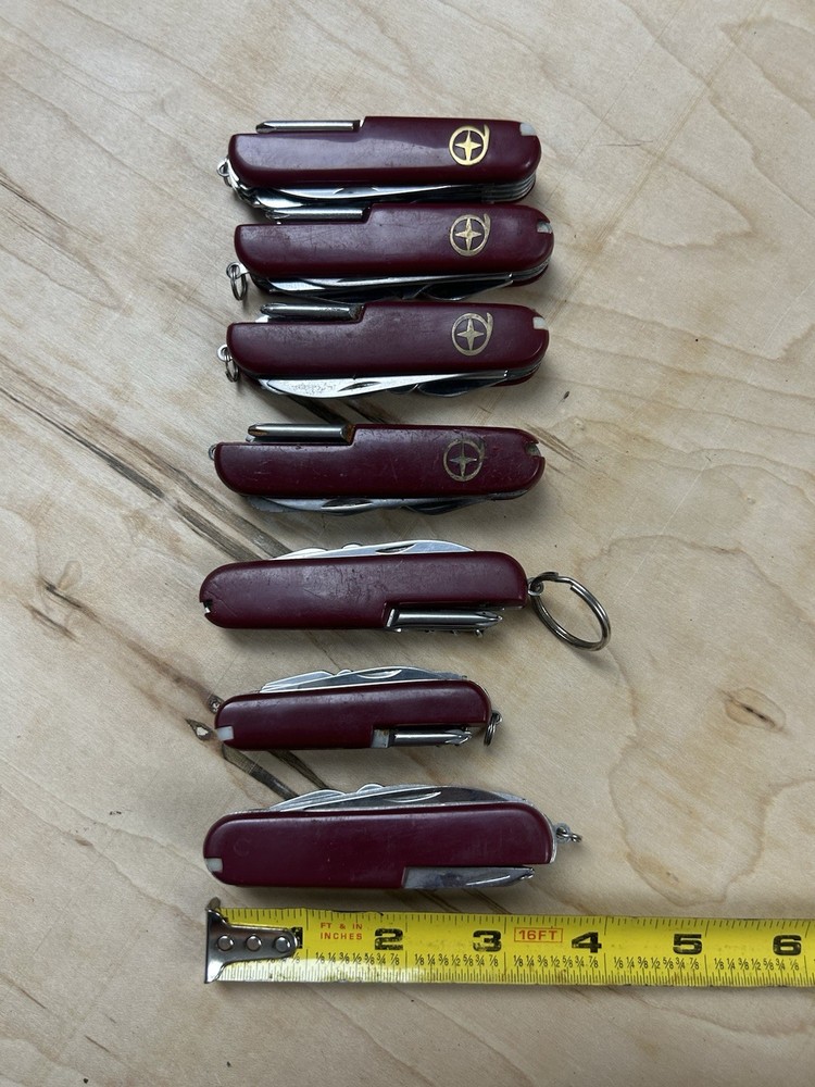 Vintage Red Multitool Lot of 7