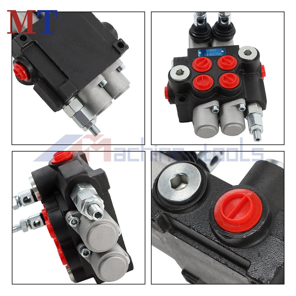 BSPP 2 Spool High-Flow Valve 3600 PSI for Custom Hydraulic Systems