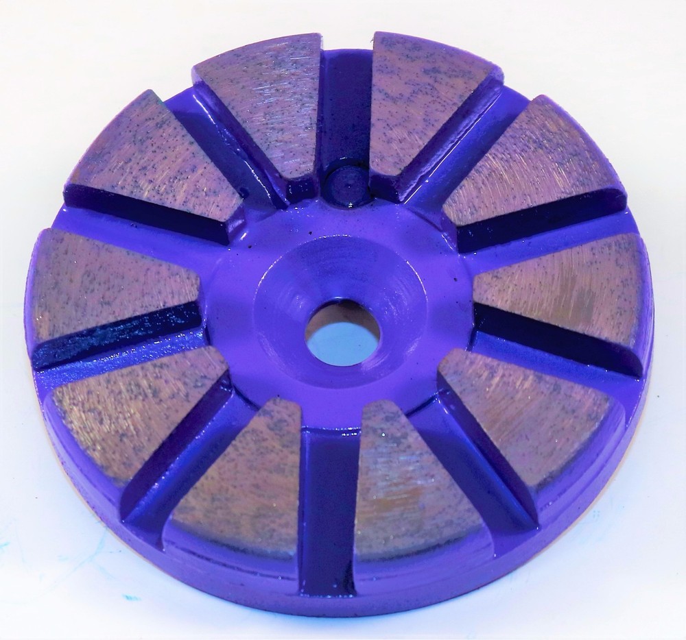 METAL-BOND DIAMOND TOOLS, 3" 10-SEGMENT - 70 GRIT