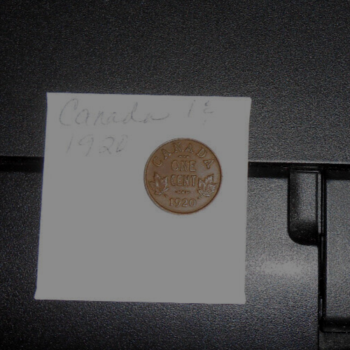 1920 CANADA Cent