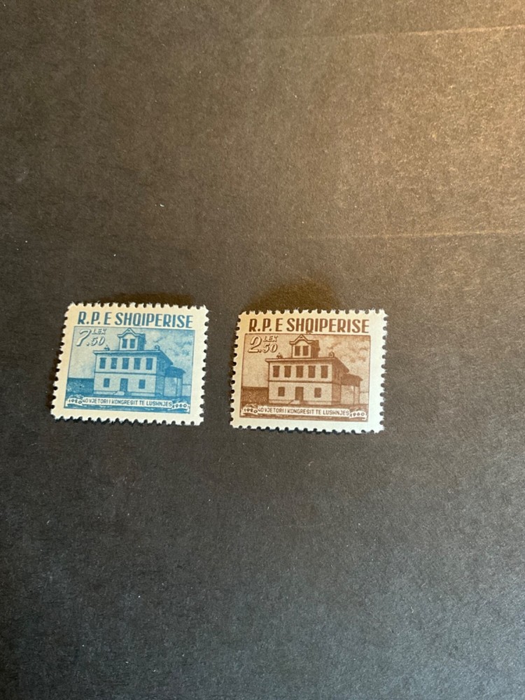 Albania Scott #565-6 never hinged