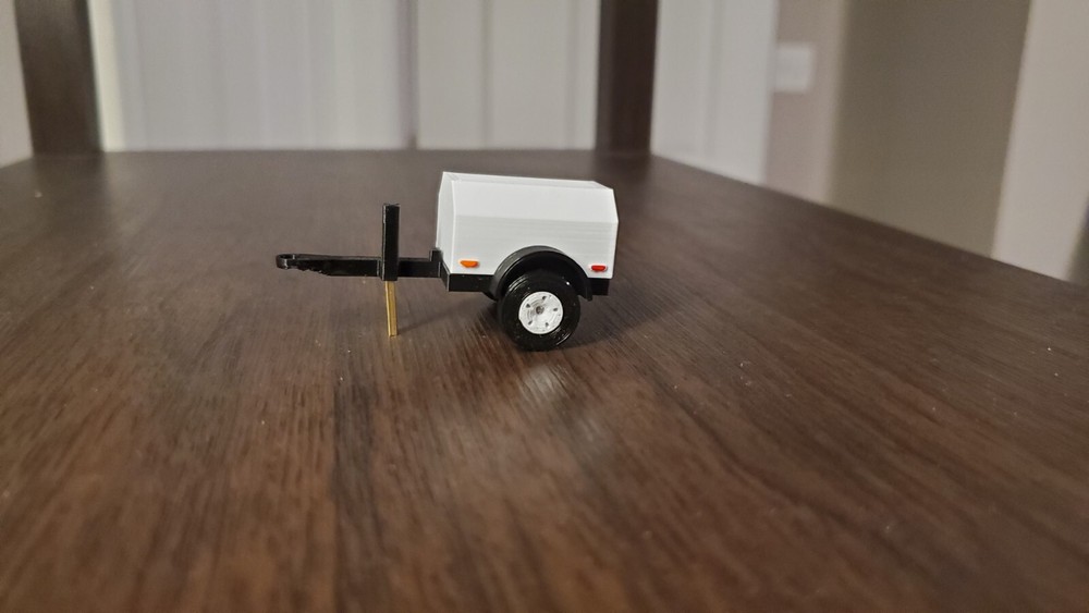 Custom 1/50 Scale Small Towable Generator in White