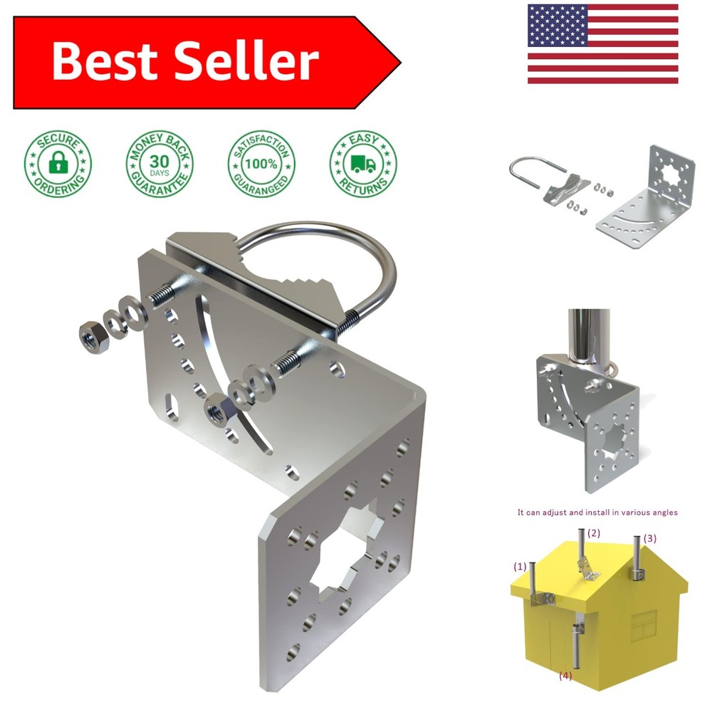 Starlink Antenna Wall Mount Bracket - Adjustable Angle & Durable Design