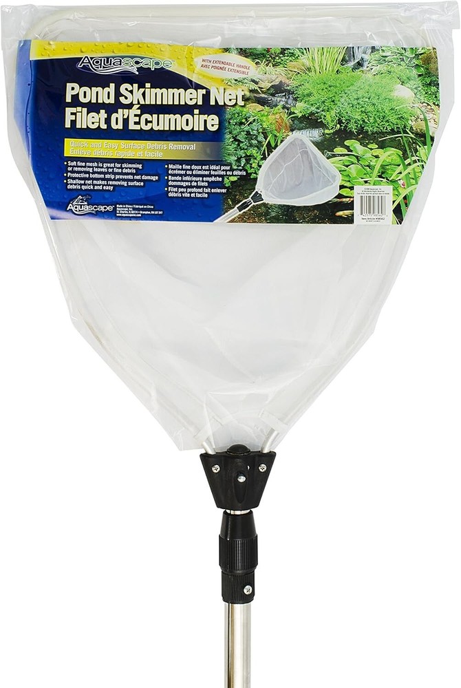 Heavy Duty Pond Skimmer Net with Extendable Handle