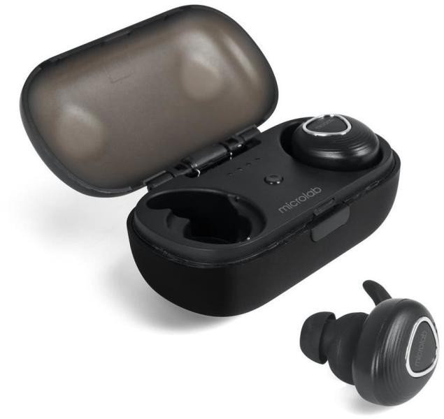 Microlab Wireless Stereo Bluetooth Handsfree Trekker 200, LED Indicator, Black