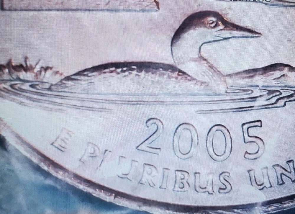 2005 P Minnesota State Quarter. Error Coin Uncirculated