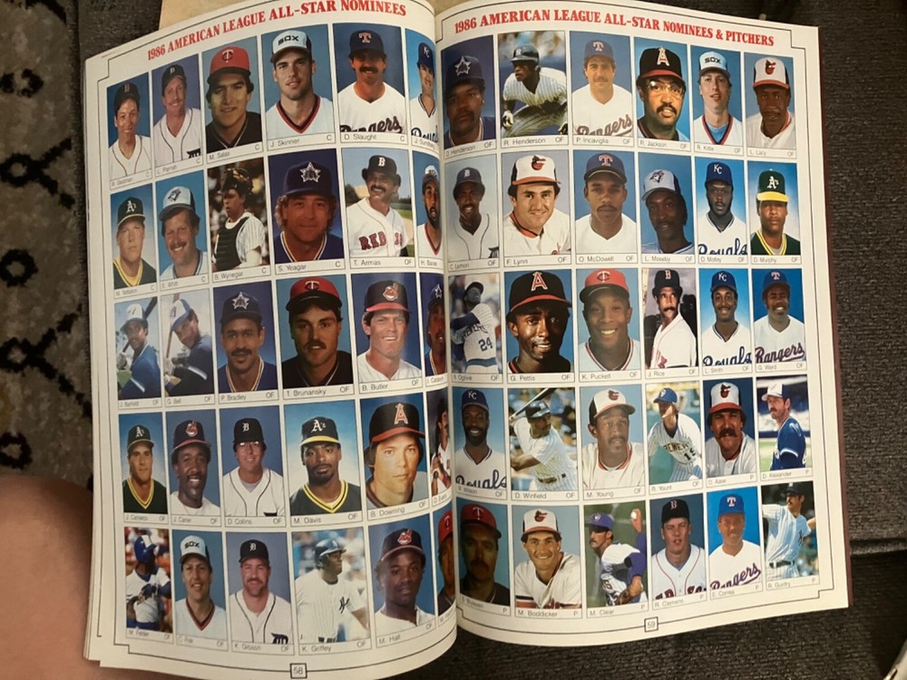 1986 MLB All Star Game Program Houston Astros