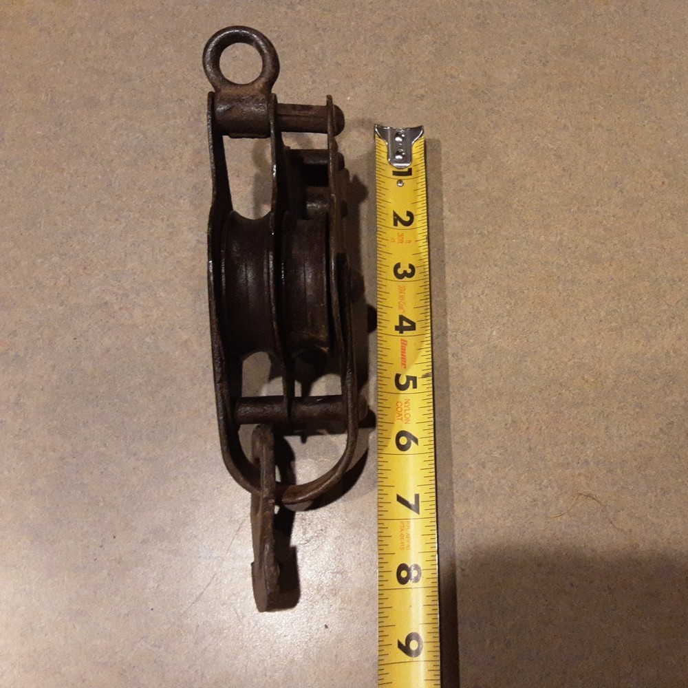 Farm Pulley Antique Rustic Barn Winch