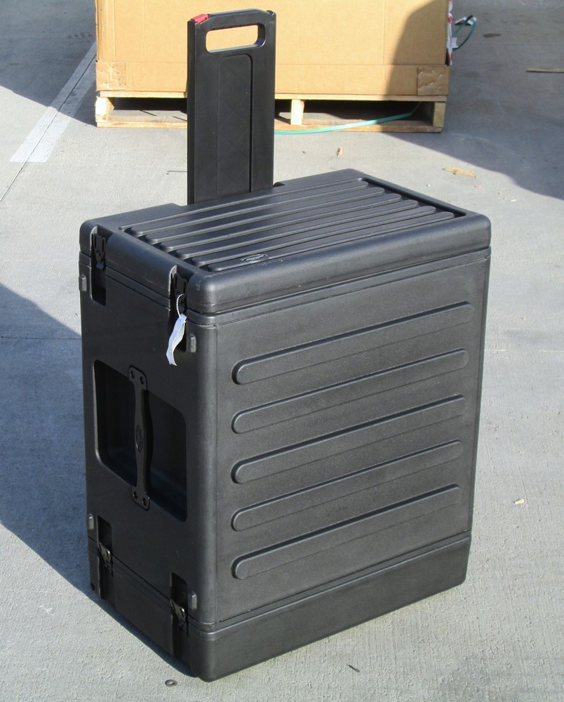 SKB 6 Space Rolling Roto Rack Case w/ Wheels & Pull Out Handle Waterproof